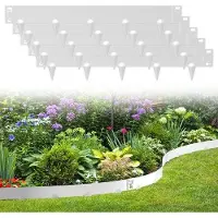 OEM Flexibel, 35 Stücke, 15 x 100 cm, Metalen, verzinkt, silberfarben, Kantopsluitung, Metall, Gartenaufbewahrung