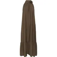 Kaffe Midikleid "Damen Kleid KAgilda", Damen, Gr. 40, N-Gr, braun (carafe), Obermaterial: 88% Viskose LENZING ECOVERO CV LenzEcov. 12% Polyamid PA., Kleider Midikleid