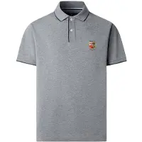 Hackett für Herren. HM5600236 Poloshirt Lrc Small Logo grau (M), Lässig, Baumwolle, Kurzarm