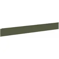 vidaXL Rasenkante 30 stk. 100 x 12 cm Stahl Olivgrün
