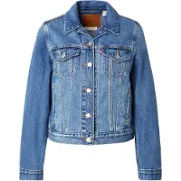Levi's für Damen. 29945-0265 Blaue Original Trucker Jacke (M), Lässig, Baumwolle, Denim