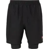 Under Armour Herren 2-in-1 Short Vanish Woven 2.0 6013950-008 XL - Ultimate Black/Venom Red/Red - XL