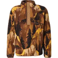 Columbia - Helvetia II Printed Half Snap Fleece - Fleecepullover Gr M braun