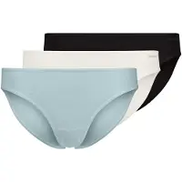 Skiny Rioslip "ADVANTAGE Cotton Stretch", Damen, Gr. 44, 3 Stk., bunt (sterlingivoryschwarz selection), Obermaterial: 95% Baumwolle, 5% Elasthan, unifarben, normal, Unterhosen Rioslip, Topseller