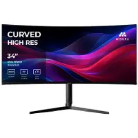 MISURA 34" UltraWide QHD Monitor 180 Hz gebogen BLACK - M34X3B01