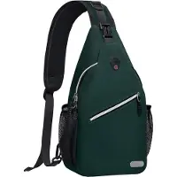 Unyqoos Brusttasche Multifunktional - Polyester, Schwarz