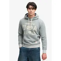Superdry für Herren. M2014562A Kapuzenpullover ESS grau (M), Lässig, Baumwolle