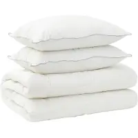 vidaXL Bettdecke und Kissen Set 3 stk. 200 x 240 cm 4 Jahreszeiten
