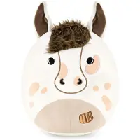 Sonstiges Plüschtier Pferd Kuscheltier Stofftier Kissen Spielzeug Weiß 30cm