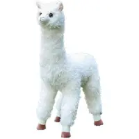 Sonstiges Alpaka Kuscheltier Groß Stehend Realistisch 38cm Weiß