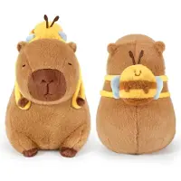 Sonstiges Plüschtier Capybara Kuscheltier Stofftier Kawaii Biene 25cm