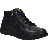 Josef seibel Schnürschuh "Baxter 50, schwarz-kombi", Herren, Gr. 49, schwarz (schwarz, kombi), Obermaterial: 100% Rindsleder Leather cow., Schuhe Schnürschuh