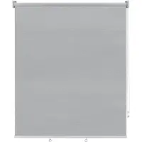 BellaFurn Vertikale Außenmarkise Balkon-Sonnenschutz | Grau | 100x240 cm
