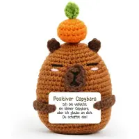 Sonstiges Gehäkeltes Capybara Kuscheltier Braun Emotional Support Geschenk