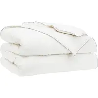 vidaXL Bettdecke FULDA 200 x 220 cm 4 Jahreszeiten 310 GSM Weiß