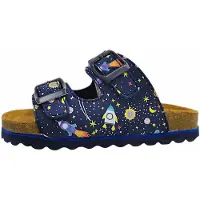 Jane Klain Kinderschuhe Jungen Hausschuhe Pantolette Blau Freizeit