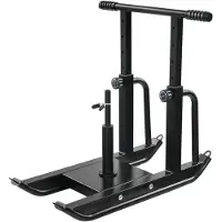 StarTech.com Trainingsschlitten Gewichtsschlitten - Power Sled für Kraft & Schnelligkeit - 5-fach höhenverstellbar - Max Belastung 200 kg - Für 2,54 & 5,08 cm Hantelscheiben - Stahl