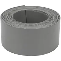 OEM Gartenzwerg - Gazonrand - flexibel - 2mm dick - grau 25x10x0,2cm