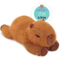 Sonstiges Wärmekissen Stofftier Capybara 35cm Dunkelbraun Mikrowellenfähig