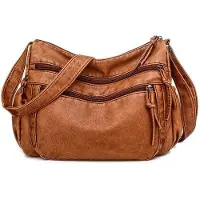 OEM Handytasche, kleine Telefonetasche, Umhängetasche für Damen, Handyhülle, läderne Crossbody-Tasche mit breitem Schulterriemen