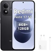 Xiaomi REDMI Note 17 5G Smartphone 6GB/128GB Schwarz (Inklusive 67-W-Ladegerät)