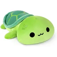 Sonstiges Plüschtier Schildkröte Kuscheltier Stofftier Kawaii Kissen Spielzeug Grün 30cm