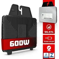 Honeywell Mikro-Wechselrichter Micro Inverter 600 W BYM600 IP67, 1 MPPT, WiFi ohne Kabel
