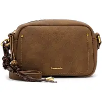 Tamaris Umhängetasche "Umhängetasche TAS Malou", Damen, Gr. B/H/T: 23cm x 16cm x 7cm 0, braun (cognac 700), Polyester, Taschen Umhängetasche