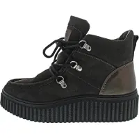 Marc O'Polo Lace up Bootie Damenschuhe Schnürstiefel Grau Freizeit