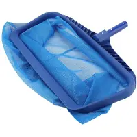 Gistuch Leichter Laubskimmer, feinmaschiges Netz, tiefer Beutel, Schwimmbad, Teich, Wanne, Reinigungswerkzeug