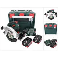 Metabo KS 18 LTX 66 BL Akku Handkreissäge 18 V 165 mm + 2x Akku 10,0 Ah + Ladegerät + metaBOX