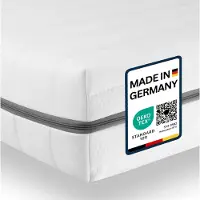 NovaSleep Ergonomische 7-Zonen Matratze - Matratze 90x180 aus Kaltschaum, Ergonomischer Schlafkomfort, 7 Liegezonen, Matratze H3, Kaltschaummatratze 90x180 für jede Schlafposition, Atmungsaktiv