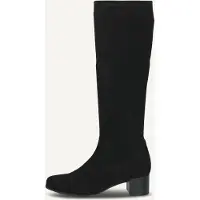 Caprice Women Long Boot Heel Textil, schwarz, 39