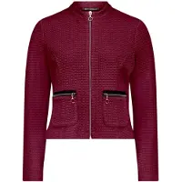 Betty Barclay Sweatshirt "Sweatjacke mit Reißverschluss", Damen, Gr. 38, rot (maroon banner), Obermaterial: 77% Polyester PES. 17% Viskose CV. 6% Elasthan EL., Sweatshirts Sweatshirt