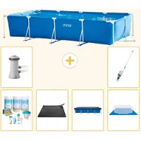 Intex Rechteckiger Frame Pool - 450x220x84 cm - 7-teilig S20063