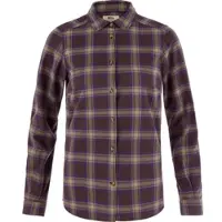 Fjällräven övik Classic Flannel Shirt W black oak-dark violet (294-425) XXS