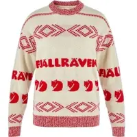 Fjällräven Jacquard Knit W chalk white-true red (113-334) XXS