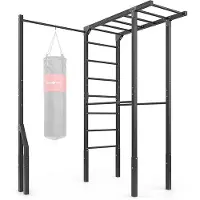 Marbo Sport -Sprossenwand mit Klimmzugstange und Boxsackhalterung MO-Z4