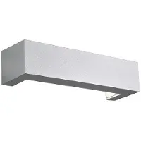 ROSSINI ILLUMINAZIONE FLINT LED-Applikation 9W 4000K IP65 - Graue Struktur aus Aluminiumdruckguss - Außenbeleuchtung FLINT Linie - Rossini Group