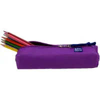 Oxford Federmäppchen Kangoo 22 cm rechteckig Violett mit Gummi Schrein