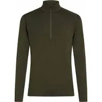 Icebreaker - 260 Tech L/S Half Zip - Merinounterwäsche Gr S oliv