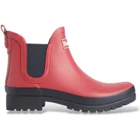 Barbour für Damen. LRF0091 Mallow Chelsea Welly Stiefeletten Himbeere (38), Rot, Wohnung, Keine, Lässig, Draußen