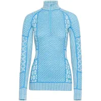Kari Traa - Women's Smekker Half-Zip - Merinounterwäsche Gr L blau