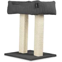 Silvio Design Rohrschneider RS 22377 Katzenbaum Kuschelsofa 2xStamm – Kratz- und Liegeelement