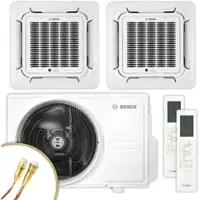Bosch Multisplit Klimaanlage Decke | Climate 5000 M | 2,6 kW + 2,6 kW | Quick-Connect