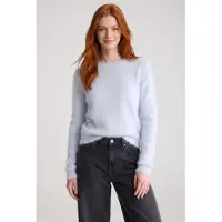 Bellerose für Damen. BW262916 K1014U Jersey Datti62 himmelblau (S), Lässig, Wolle, Alpaka, Langarm