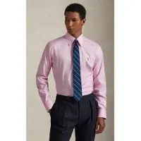 Ralph Lauren für Herren. 712968980001 Oxford-Hemd Custom Fit rosa (43), Lässig, Baumwolle, Klassisch, Langarm