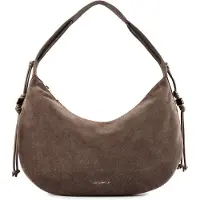 Coccinelle Thess Suede Bim - Schultertasche 38 cm (warm taupe)