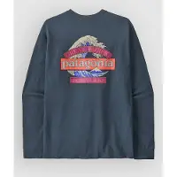 Patagonia - L/S Great Waves Responsibili-Tee - Longsleeve Gr XL blau