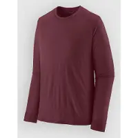 Patagonia - L/S Cap Cool Merino Shirt - Merinoshirt Gr L rot